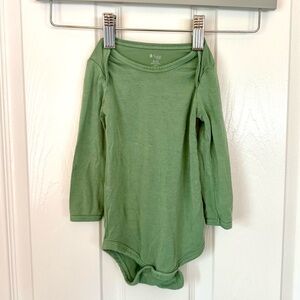Kyte Baby Long Sleeve Bodysuit in Matcha